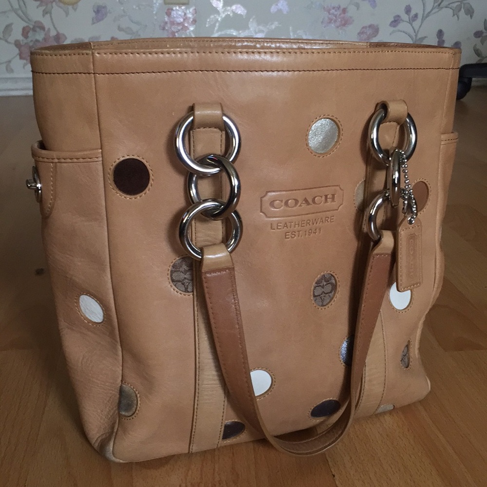 Coach Polka Dot Gallery Satchel